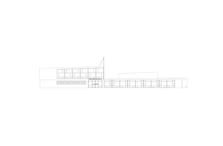 west elevation