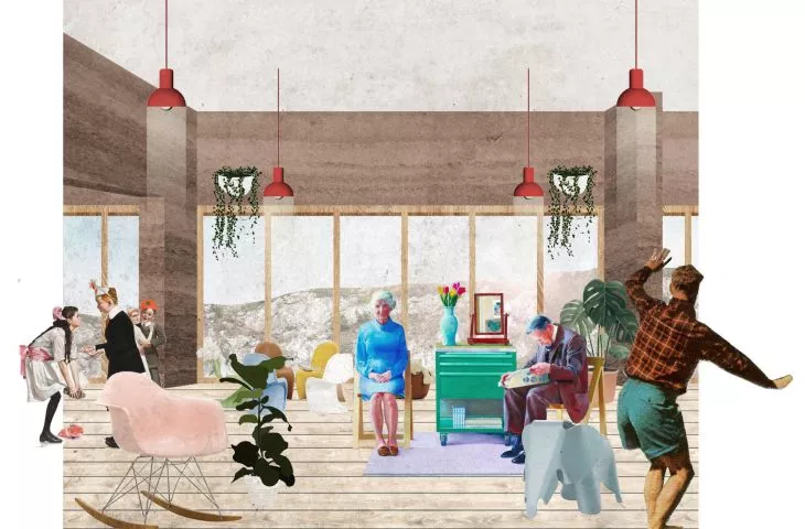 Collage, playroom
