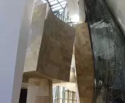 Interior of the Guggenheim Museum in Bilbao.