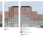 elewacja południowo-wschodnia, elewacja południowo-zachodnia