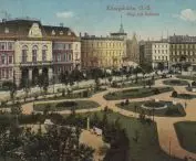 Dawny rynek w Chorzowie, wówczas Königshütte