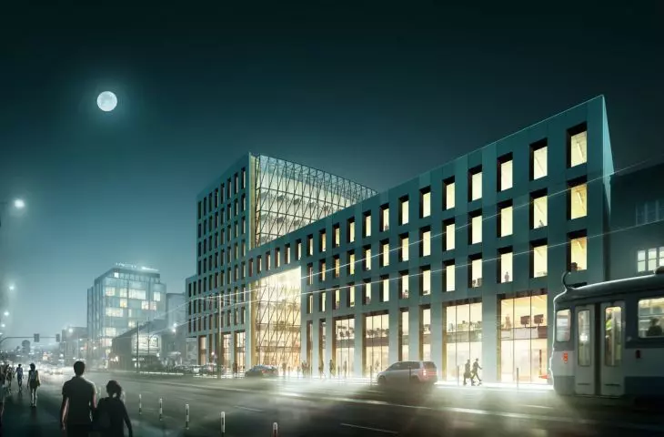 UBM office building in Krakow (winning entry)