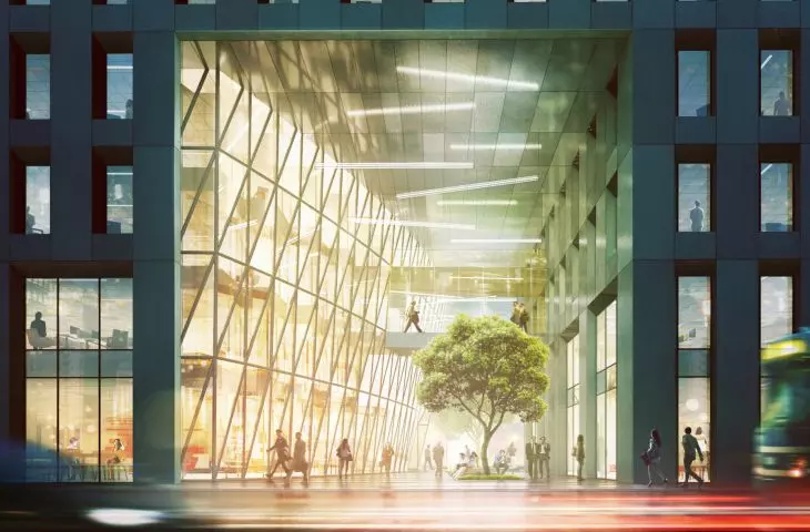UBM office building in Krakow (winning entry)