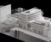 Mock-up of the UBM building in Krakow (winning competition entry)
