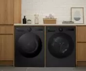 LG F4X7511TBB washing machine and LG RHX7010TBB dryer