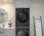 LG F4X7511TBB washing machine and LG RHX7010TBB dryer