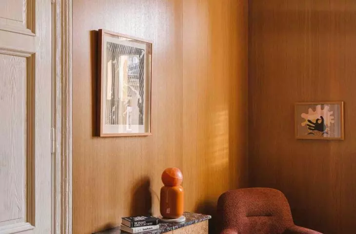 Mokotow townhouse in high craft version