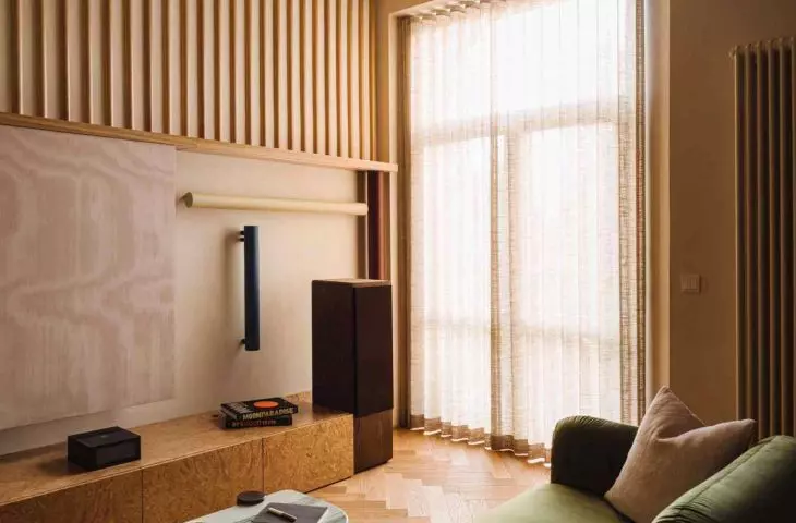 Mokotow townhouse in high craft version