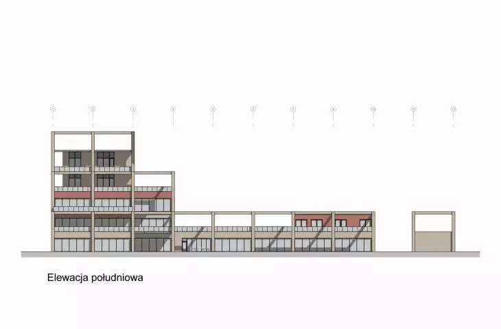 south elevation