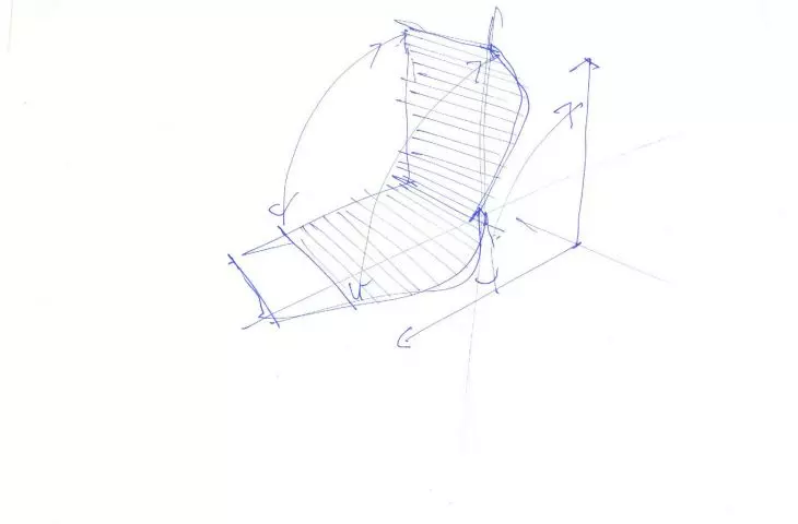 Sketch, footbridge 