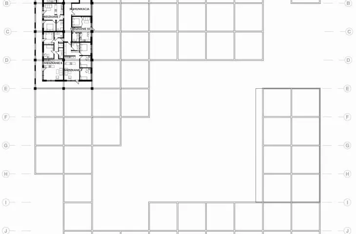 rzut budynku +4