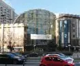 wyburzony w 2023 roku kompleks biurowy Atrium Business Centre, Warszawa,