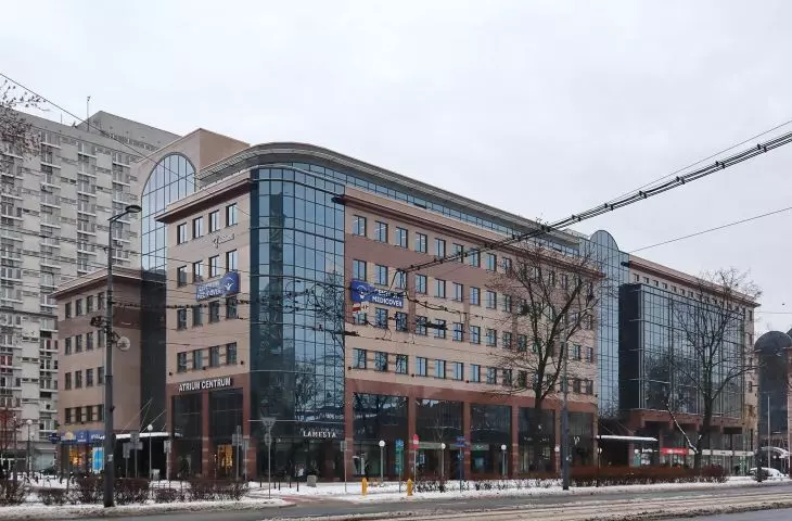 Atrium Business Centre office complex, Warsaw, demolished in 2023, 