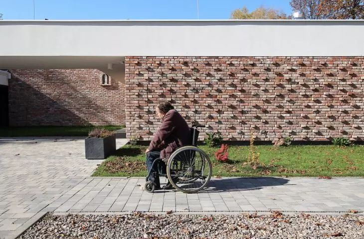 The building is adapted for wheelchair users