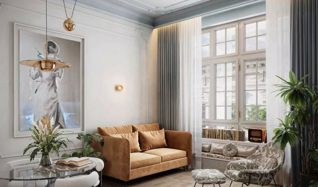 Wnętrze apartamentu w kamienicy Siemensa w Łodzi