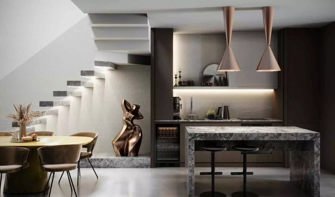 Wnętrze apartamentu w kamienicy Siemensa w Łodzi
