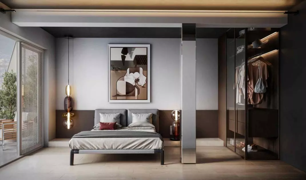 Wnętrze apartamentu w kamienicy Siemensa w Łodzi