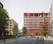 The winning entry in the Florenc 21 competition for the development of the B04 quarter in Prague