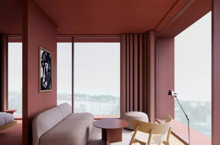 The winning entry in the Florenc 21 competition for the development of the B04 quarter in Prague
