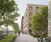 The winning entry in the Florenc 21 competition for the development of the B04 quarter in Prague