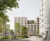 The winning entry in the Florenc 21 competition for the development of the B04 quarter in Prague