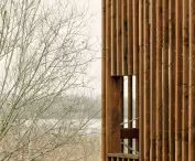 An observation tower in the town of Argenta, Italy