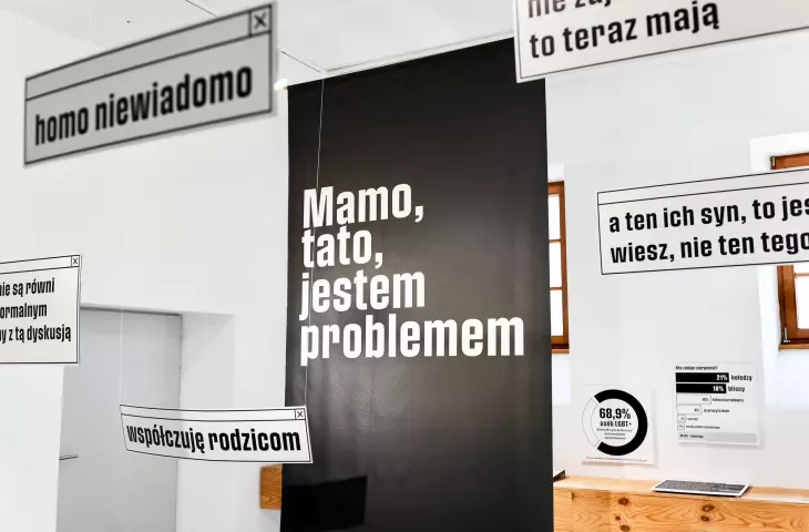 Mamo, tato, jestem problemem - wystawa Macieja Gila 