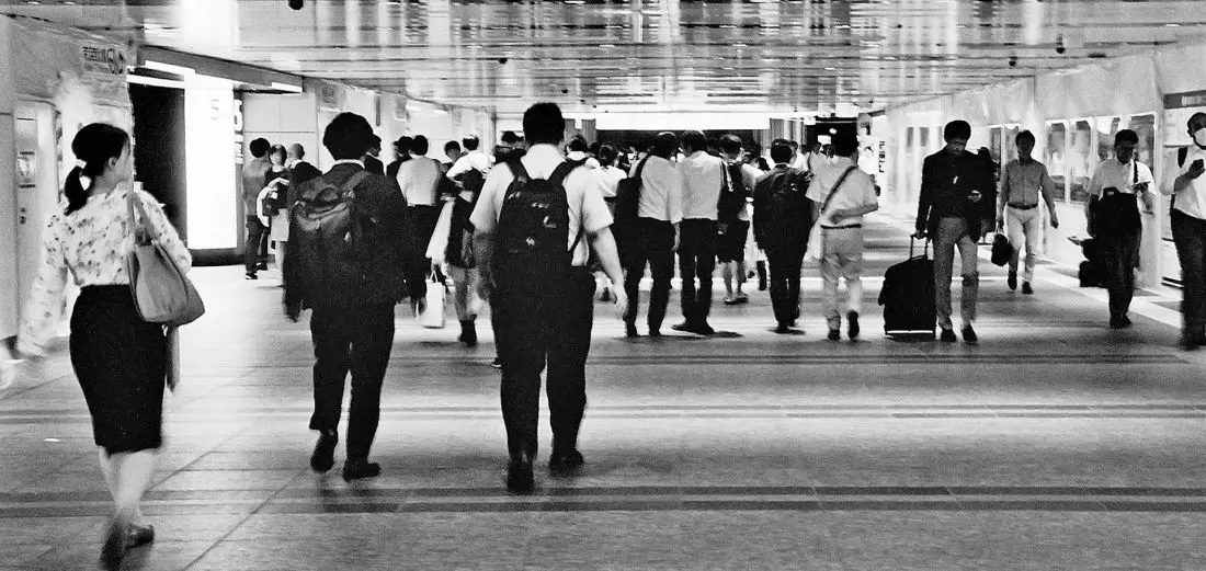 dworzec kolejowy
Shinjuku, podziemne korytarze