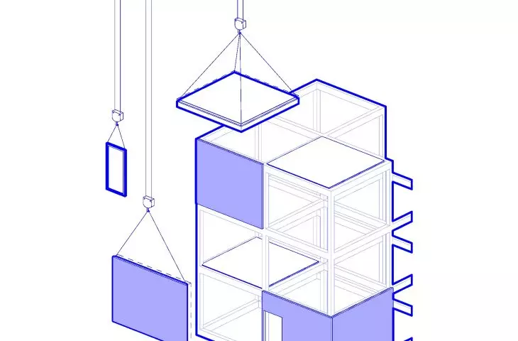 method of assembling the modules