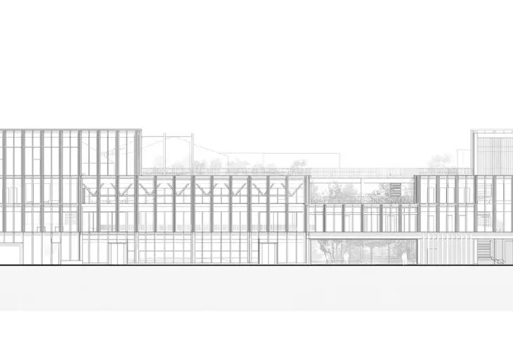 west elevation