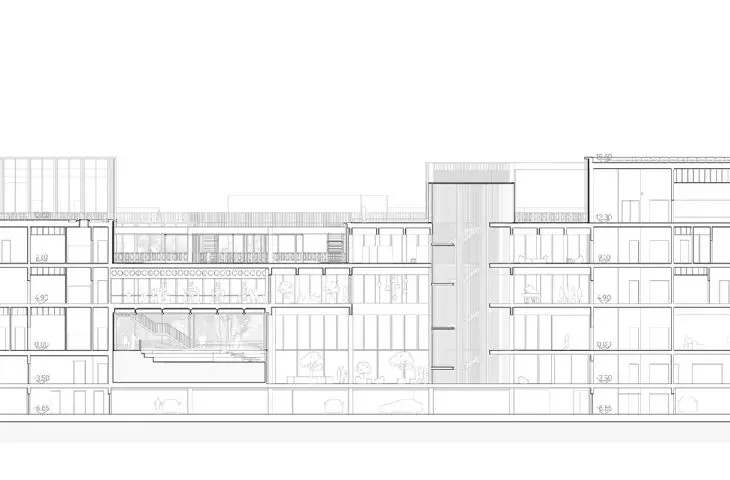cross-section D-D