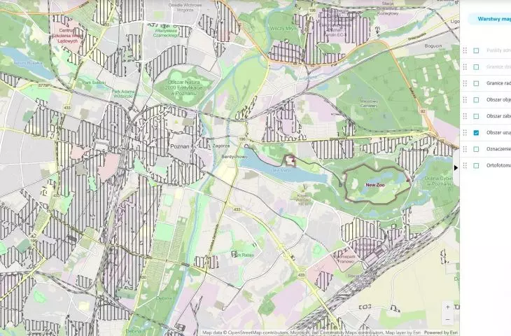 General plan of Poznań
