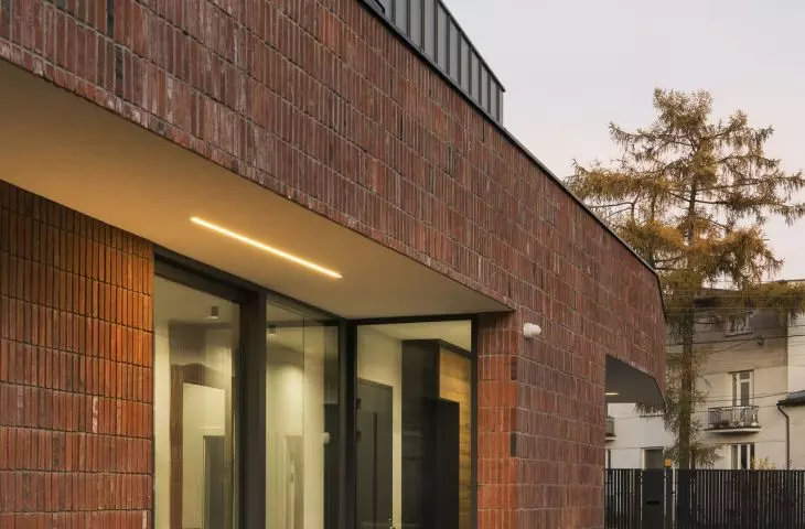 Skinny Haus in Warsaw - a house on a narrow plot of land