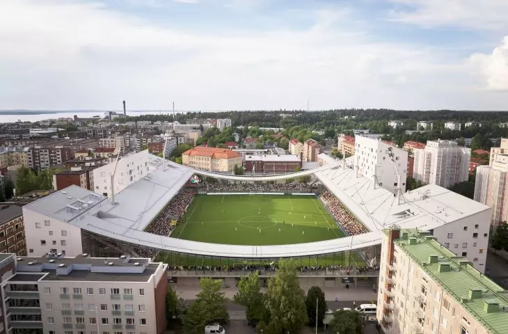 Stadion Tammela w Tampere, Finlandia