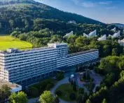 Równica sanatorium, holiday homes in the background, 2024.