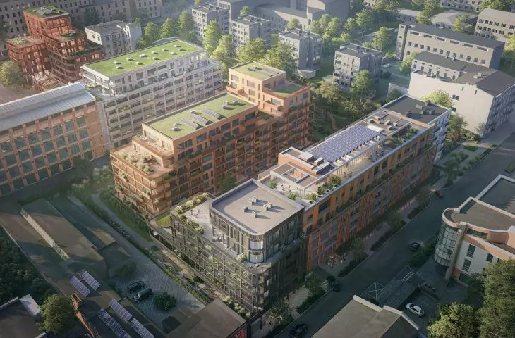 New estate lex developer on Gdanska Street in Lodz