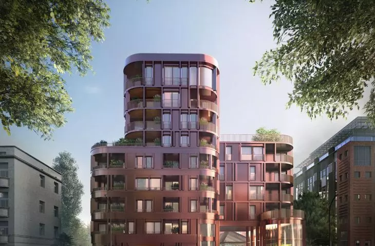 New estate lex developer on Gdanska Street in Lodz