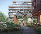 New estate lex developer on Gdanska Street in Lodz