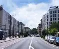 Ulica Pawia w Krakowie, po prawej - Hotel Mercure