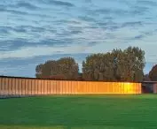 Ring of Remembrance (French: L'Anneau de la mémoire) - international memorial to soldiers killed on the front lines of World War I, Notre-Dame-de-Lorette necropolis in Ablain-Saint-Nazaire, 2014