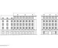 front elevation, side elevation