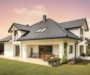Braas Rubin 9V clay tile, slate color