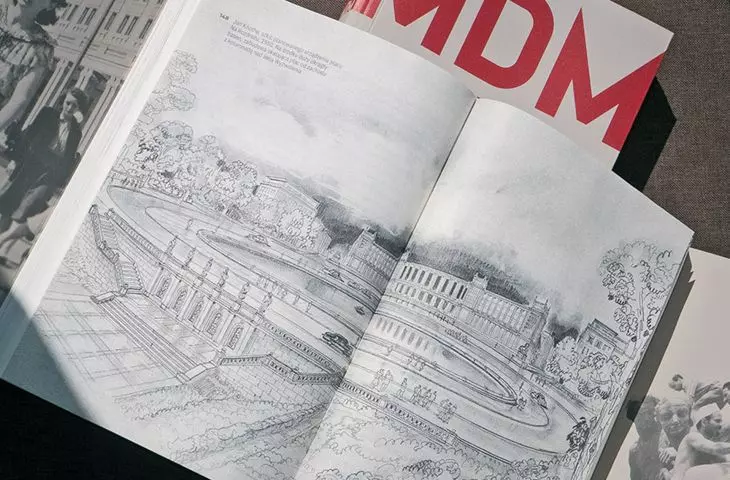 Krzysztof Mordyński „MDM. Marszałkowska dzielnica marzeń”, wydawnictwo Centrum Architektury, Warszawa 2025