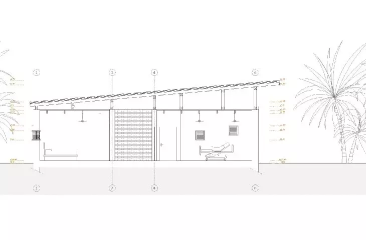 cross-section A-A