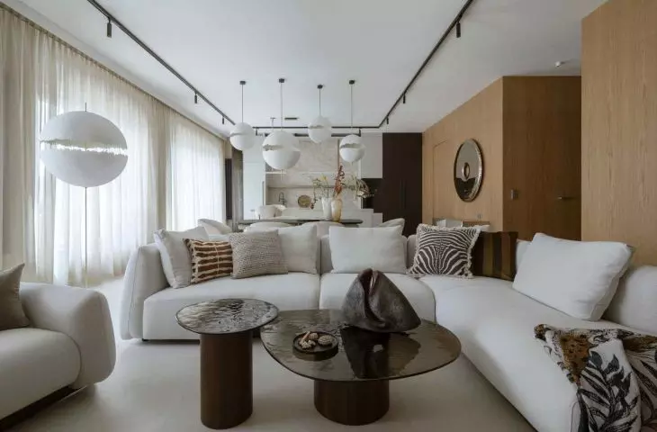 120-square-meter penthouse in Wilanów designed by HOLA Design studio