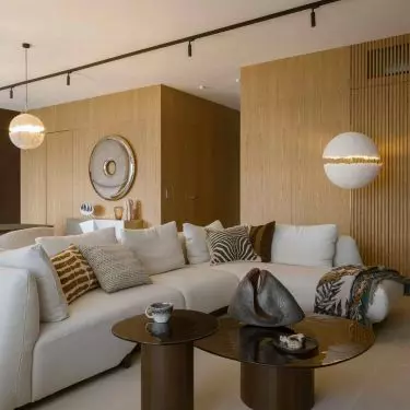 120-square-meter penthouse in Wilanów designed by HOLA Design studio