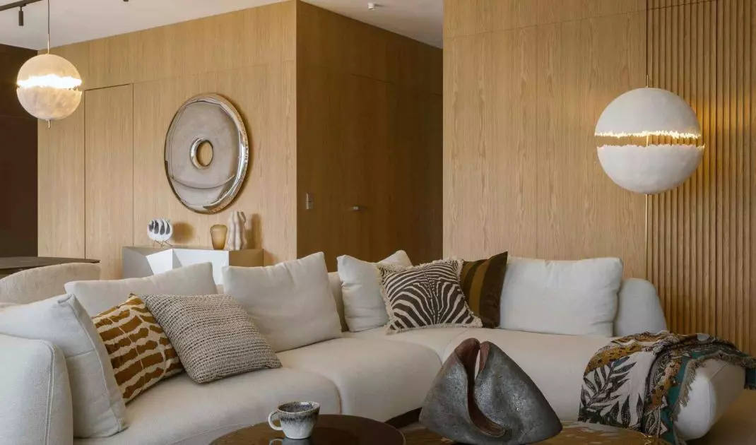 120-metrowy penthouse w Wilanowie zaprojektowany przez pracownię HOLA Design