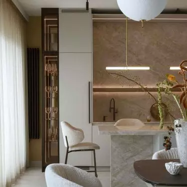 120-square-meter penthouse in Wilanów designed by HOLA Design studio