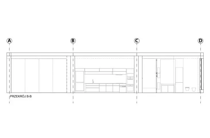B-B section