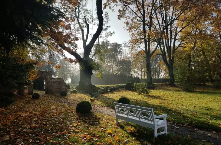 Park jesienią
